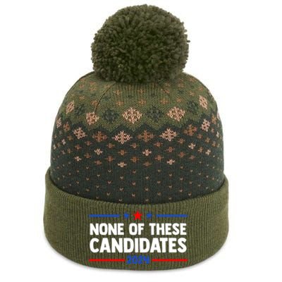 None Of These Candidates 2024 Funny Nevada President The Baniff Cuffed Pom Beanie