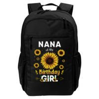 Nana Of The Birthday Sunflower Party Family Matching Daily Commute Backpack