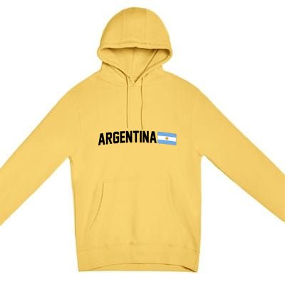 Nations Of The World Argentina Premium Pullover Hoodie