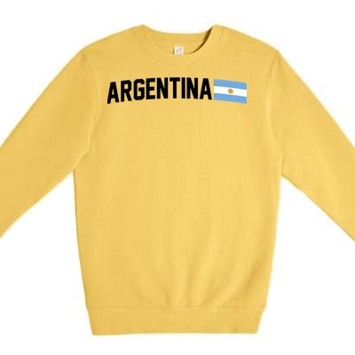 Nations Of The World Argentina Premium Crewneck Sweatshirt