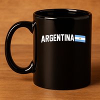 Nations Of The World Argentina 11oz C Handle Ceramic Mug
