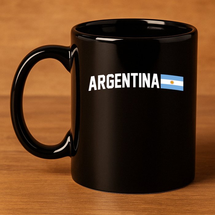 Nations Of The World Argentina 11oz C Handle Ceramic Mug