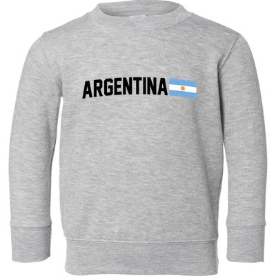 Nations Of The World Argentina Toddler Sweatshirt