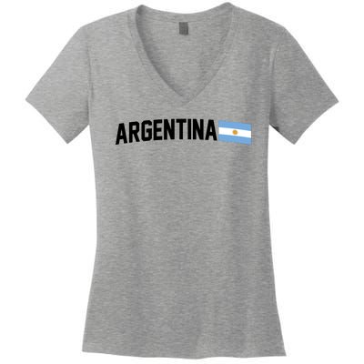 Nations Of The World Argentina Women's V-Neck T-Shirt