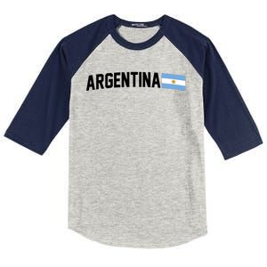 Nations Of The World Argentina Kids Colorblock Raglan Jersey