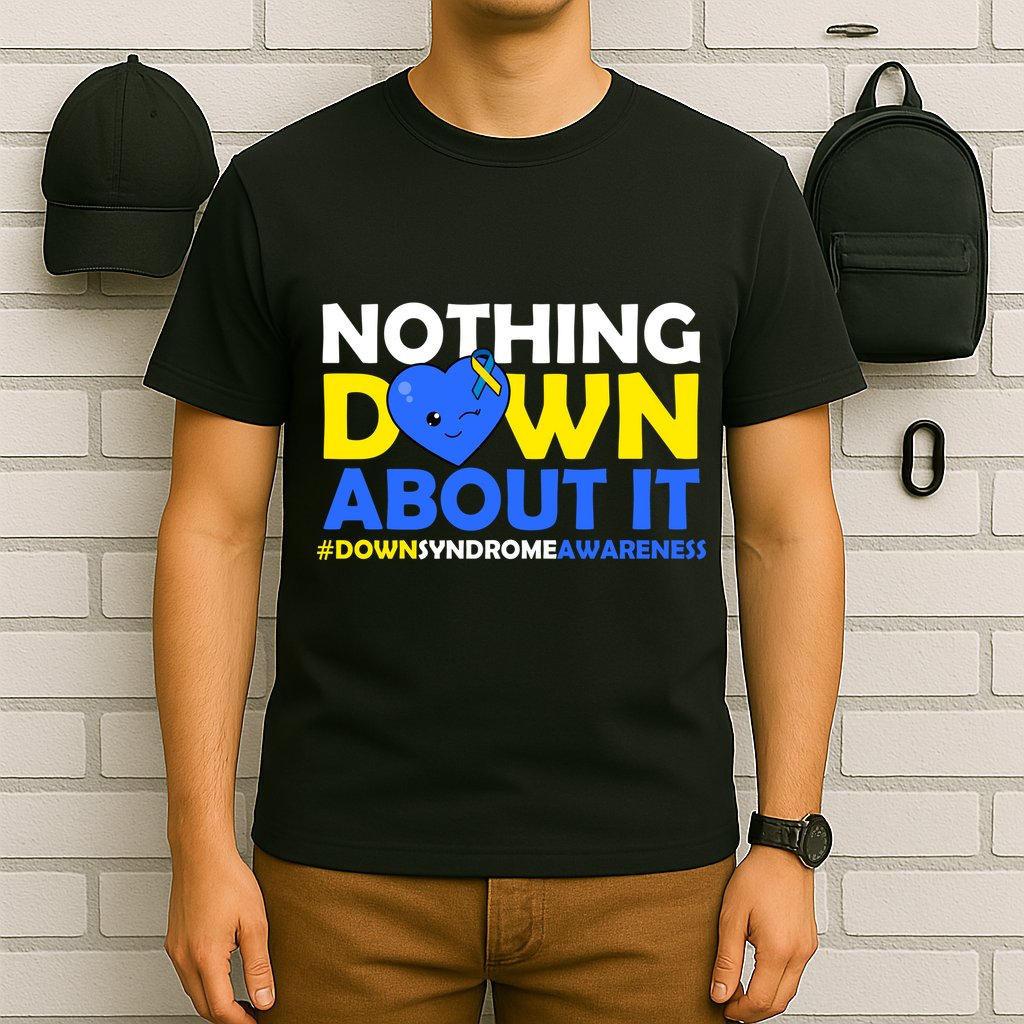 Nothing Down About It Down Syndrome Awareness T-Shirt