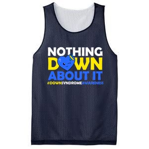 Nothing Down About It Down Syndrome Awareness Mesh Reversible Basketball Jersey Tank