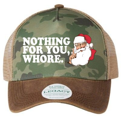 Nothing For You Whore X-Mas Naughty Santa Legacy Tie Dye Trucker Hat
