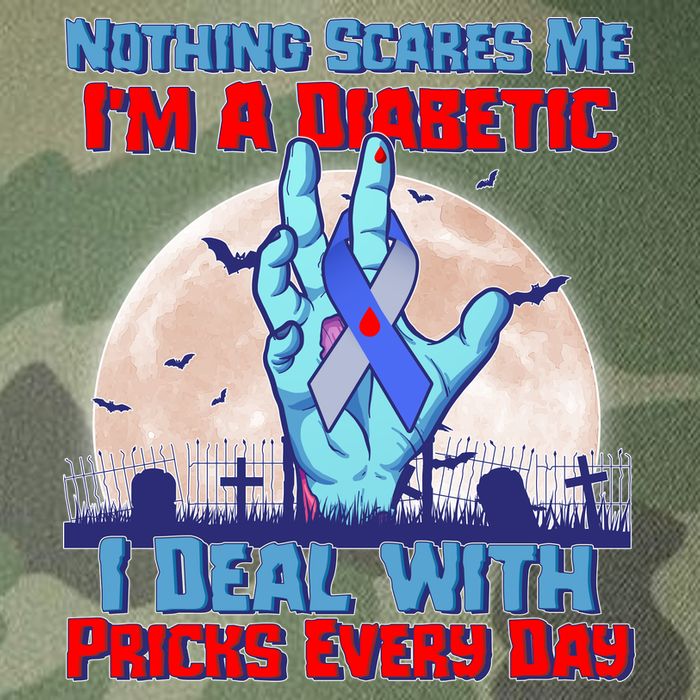Nothing Scares Me I'm A Diabetic I Deal With Pricks Every Day Legacy Tie Dye Trucker Hat