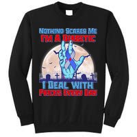 Nothing Scares Me I'm A Diabetic I Deal With Pricks Every Day Sweatshirt