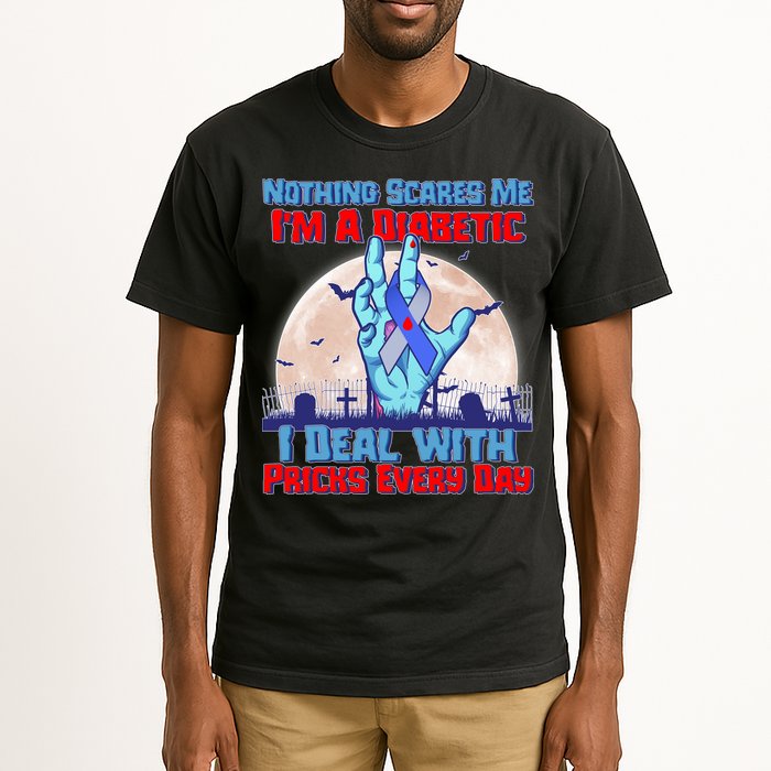 Nothing Scares Me I'm A Diabetic I Deal With Pricks Every Day Tall T-Shirt