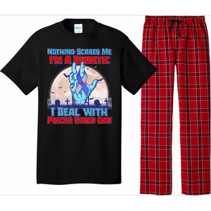 Nothing Scares Me I'm A Diabetic I Deal With Pricks Every Day Pajama Set