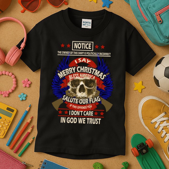 Notice The Owner Of This Shirt Is Politically Incorrect Kids T-Shirt