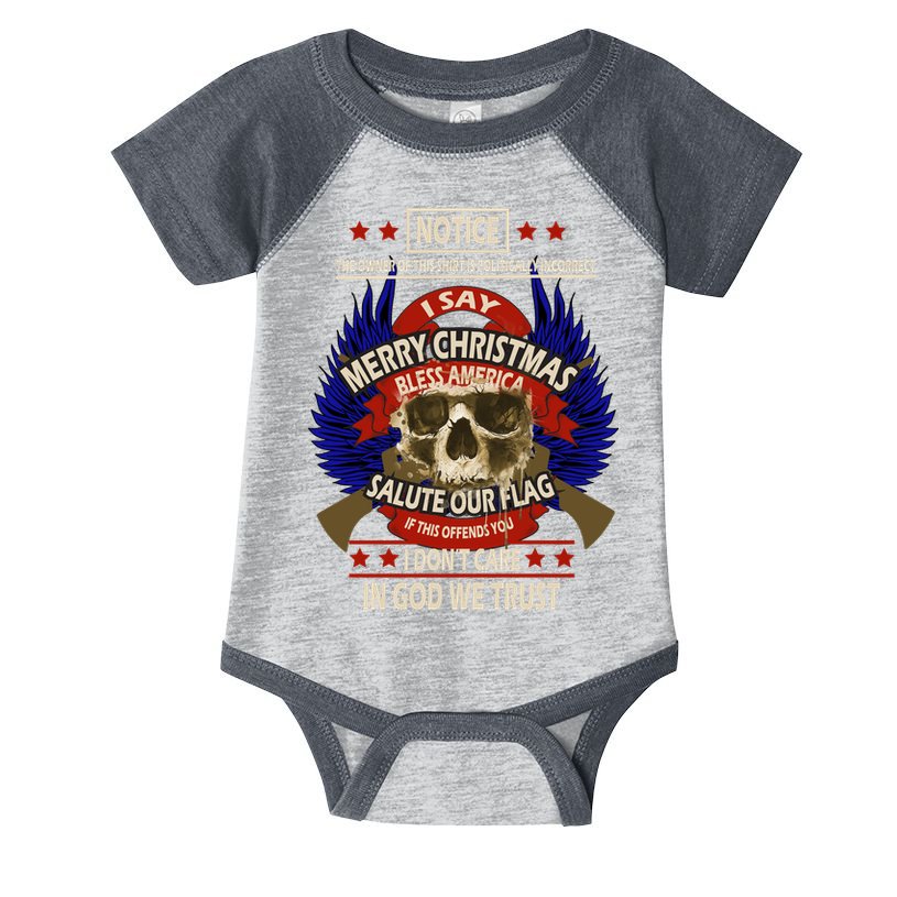 Notice The Owner Of This Shirt Is Politically Incorrect Infant Baby Jersey Bodysuit