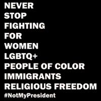 #NotMyPresident Not My President Quote T-Shirt