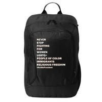 #NotMyPresident Not My President Quote City Backpack