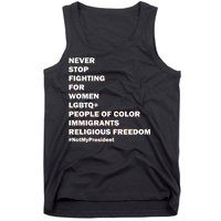 #NotMyPresident Not My President Quote Tank Top