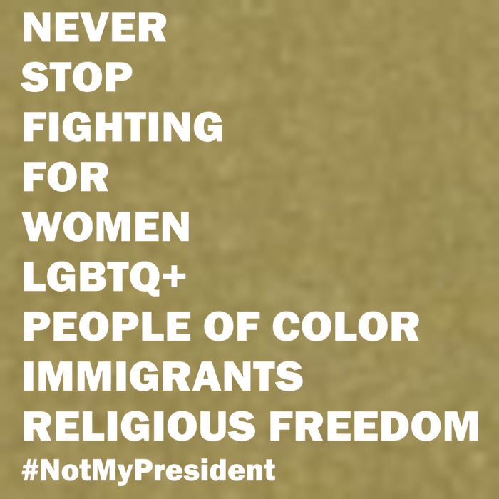 #NotMyPresident Not My President Quote Garment-Dyed Women's Muscle Tee