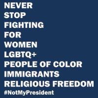 #NotMyPresident Not My President Quote Infant Baby Jersey Bodysuit