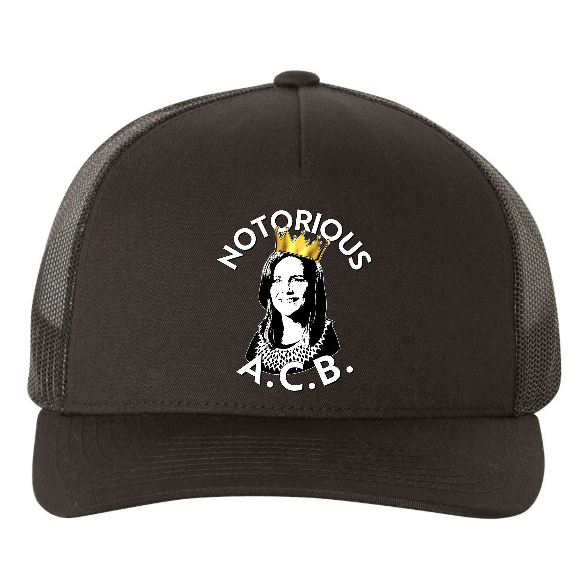Notorious A.C.B. Amy Coney Barrett Supreme Court  Yupoong Adult 5-Panel Trucker Hat