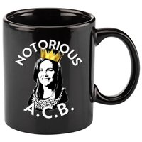 Notorious A.C.B. Amy Coney Barrett Supreme Court  11oz C Handle Ceramic Mug