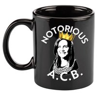 Notorious A.C.B. Amy Coney Barrett Supreme Court  11oz C Handle Ceramic Mug