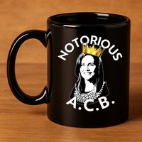 Notorious A.C.B. Amy Coney Barrett Supreme Court  11oz C Handle Ceramic Mug