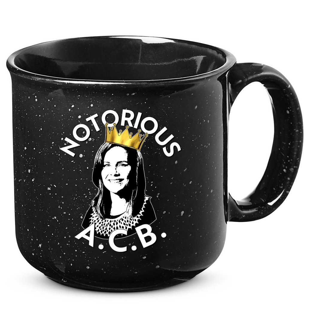 Notorious A.C.B. Amy Coney Barrett Supreme Court  15oz Campfire Ceramic Mug