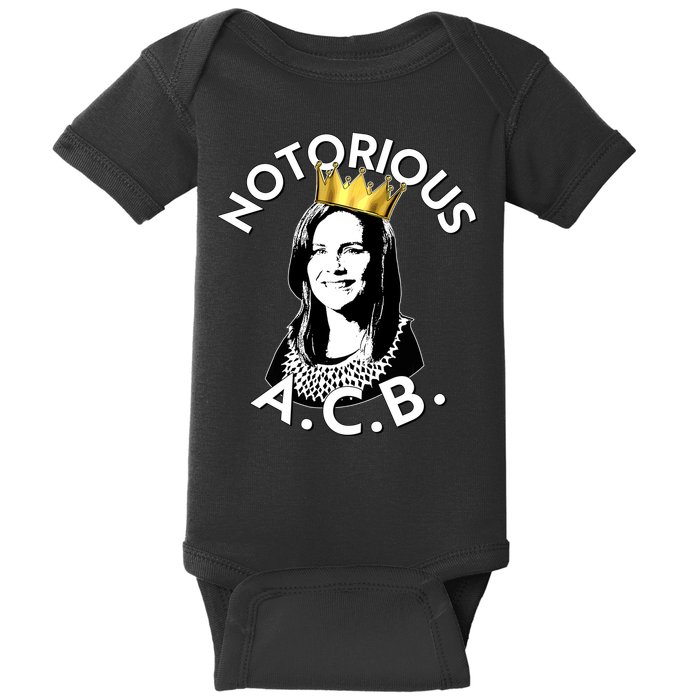 Notorious A.C.B. Amy Coney Barrett Supreme Court  Baby Bodysuit