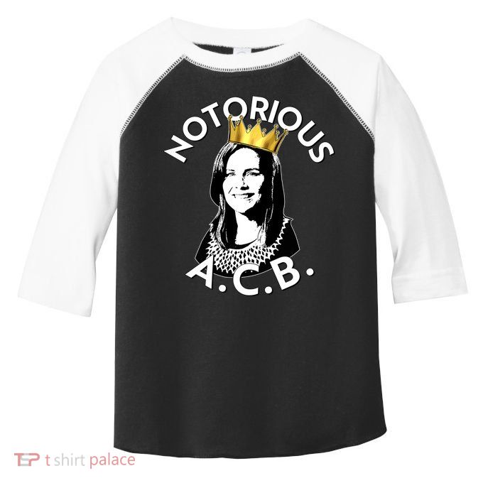 Notorious A.C.B. Amy Coney Barrett Supreme Court  Toddler Fine Jersey T-Shirt