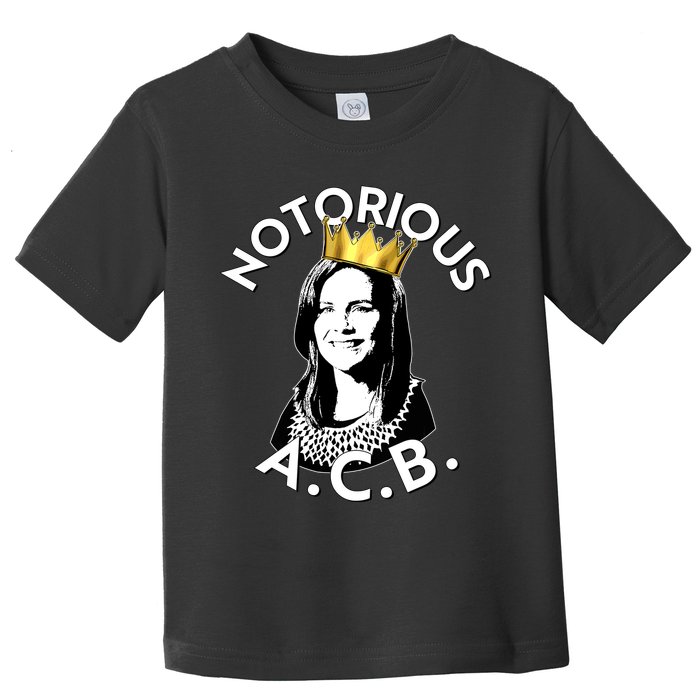 Notorious A.C.B. Amy Coney Barrett Supreme Court  Toddler T-Shirt