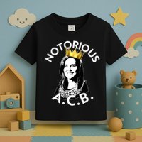 Notorious A.C.B. Amy Coney Barrett Supreme Court  Toddler T-Shirt