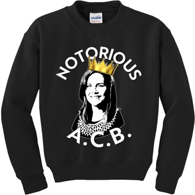 Notorious A.C.B. Amy Coney Barrett Supreme Court  Kids Sweatshirt
