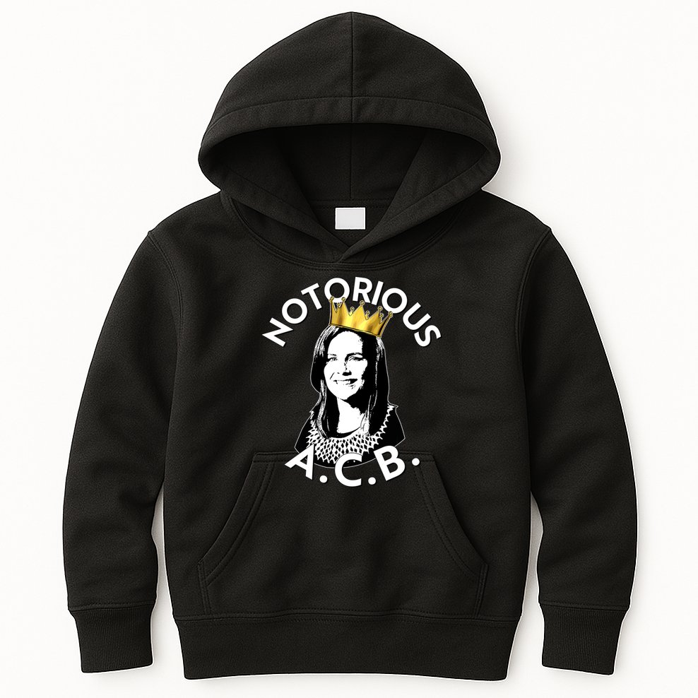 Notorious A.C.B. Amy Coney Barrett Supreme Court  Kids Hoodie