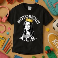 Notorious A.C.B. Amy Coney Barrett Supreme Court  Kids T-Shirt