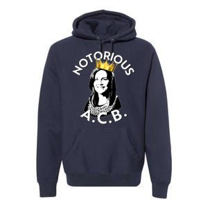 Notorious A.C.B. Amy Coney Barrett Supreme Court  Premium Hoodie