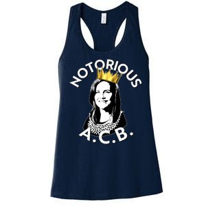 Notorious A.C.B. Amy Coney Barrett Supreme Court  Women's Racerback Tank