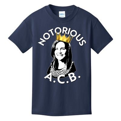 Notorious A.C.B. Amy Coney Barrett Supreme Court  Kids T-Shirt