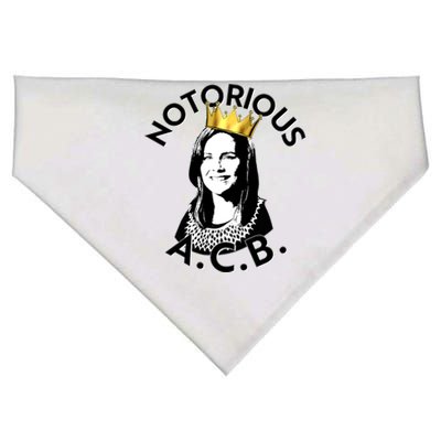 Notorious A.C.B. Amy Coney Barrett Supreme Court  USA-Made Doggie Bandana