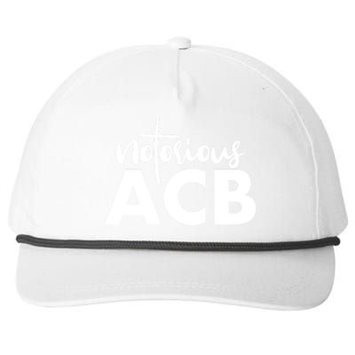 Notorious ACB Amy Coney Barrett Snapback Five-Panel Rope Hat