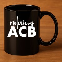 Notorious ACB Amy Coney Barrett 11oz C Handle Ceramic Mug