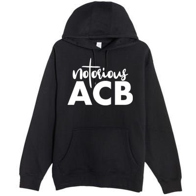 Notorious ACB Amy Coney Barrett Premium Pullover Hoodie