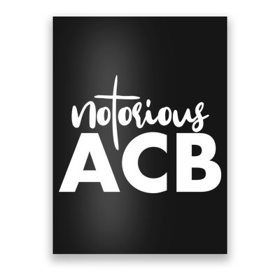Notorious ACB Amy Coney Barrett Poster