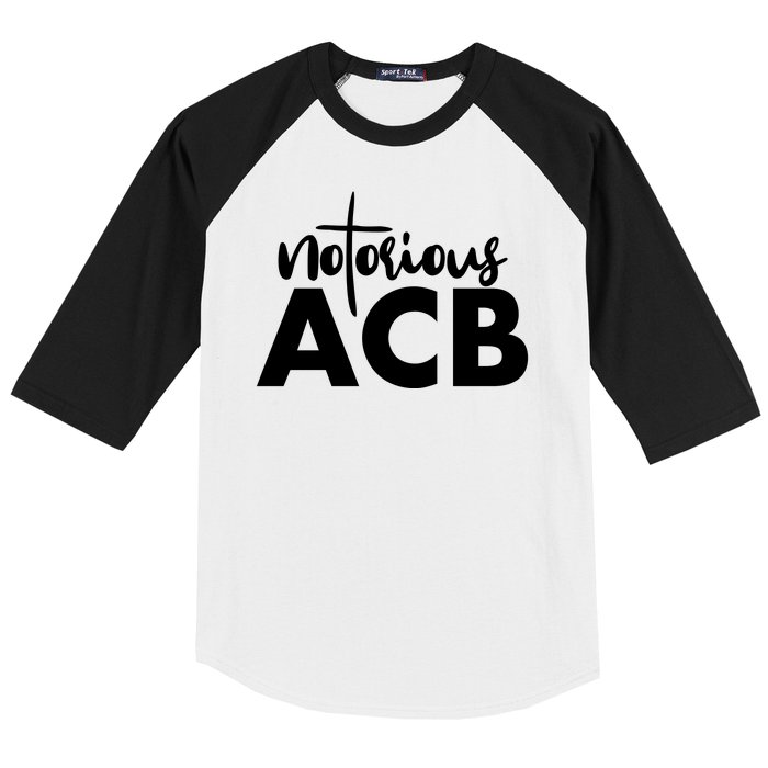 Notorious ACB Amy Coney Barrett Baseball Sleeve Shirt