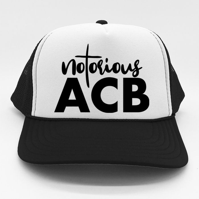 Notorious ACB Amy Coney Barrett Trucker Hat