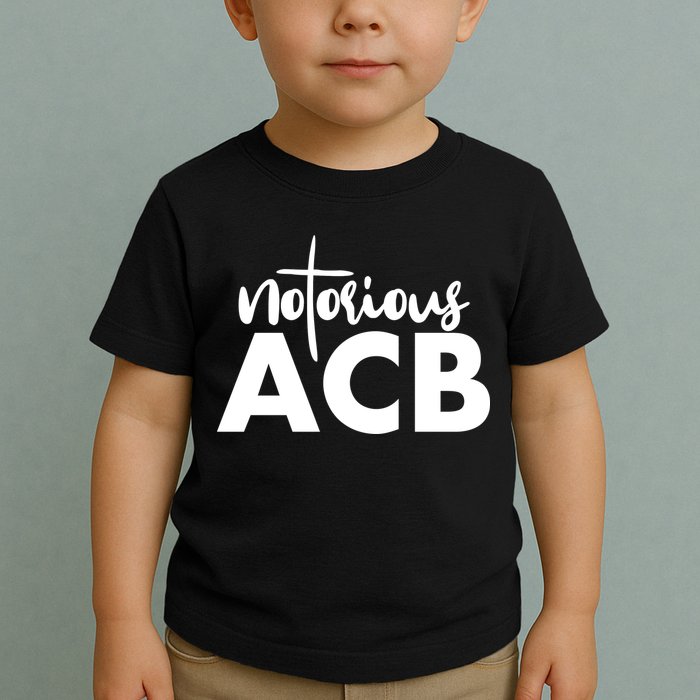 Notorious ACB Amy Coney Barrett Toddler T-Shirt