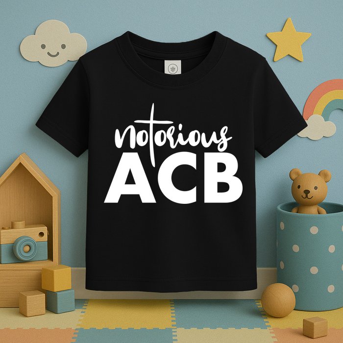Notorious ACB Amy Coney Barrett Toddler T-Shirt