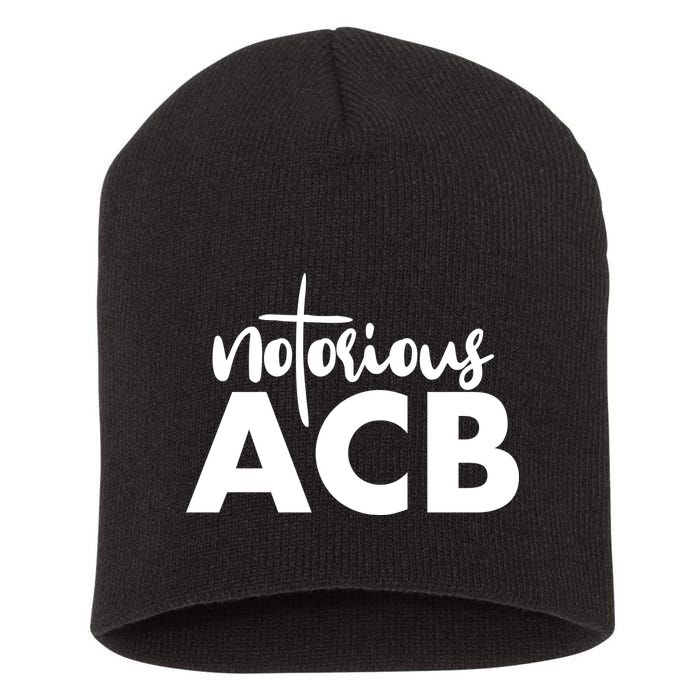 Notorious ACB Amy Coney Barrett Short Acrylic Beanie