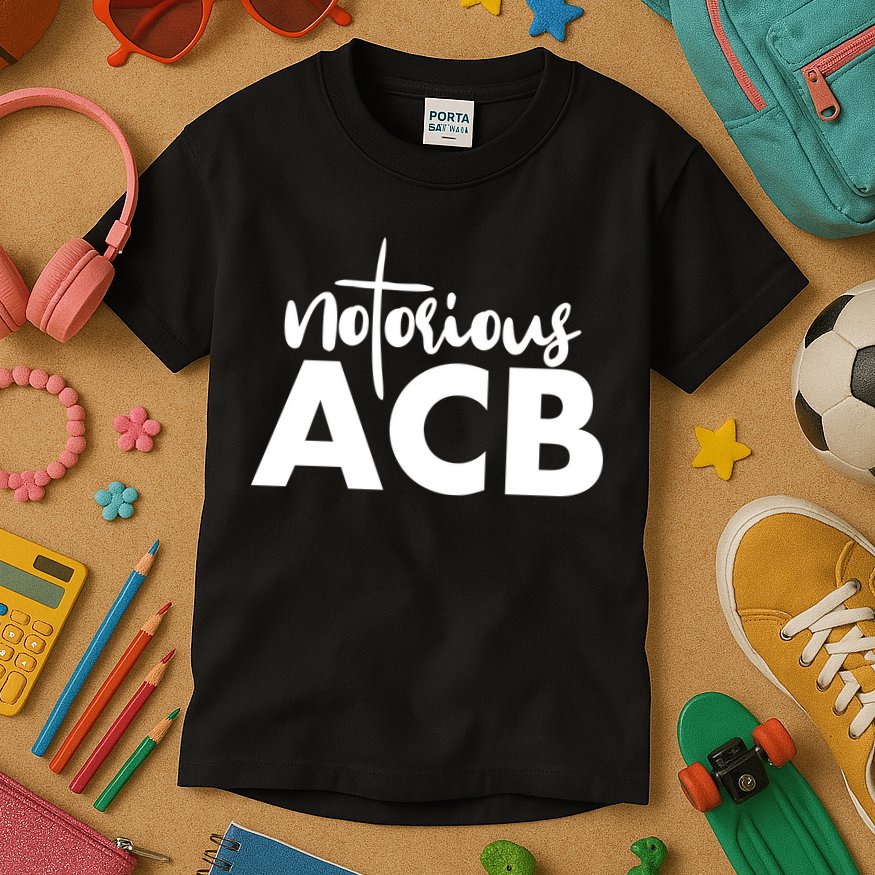 Notorious ACB Amy Coney Barrett Kids T-Shirt