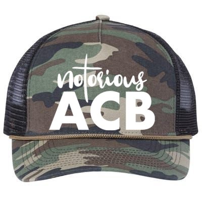 Notorious ACB Amy Coney Barrett Retro Rope Trucker Hat Cap